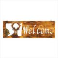 RUSTIC BUCK WELCOME SIGN