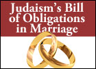 Judaism’s Bill of Obligations in Marriage